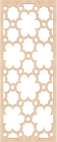 Miniatura 4 de Ekena Millwork WALW14X35X0250STGRO Southgate - Paneles de pared decorativos de madera con calado, 13 3/8 pulgadas de ancho x 34 3/8 pulgadas de rojo