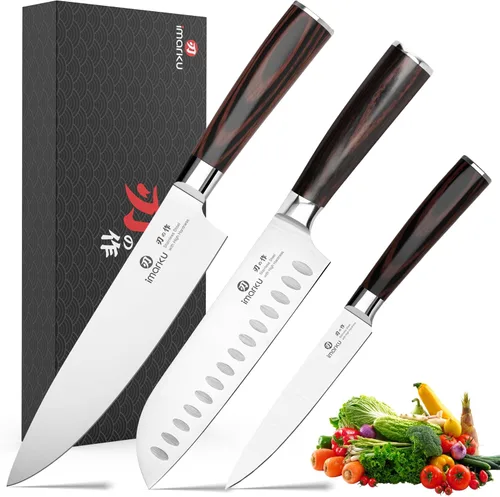 Miniatura 17 de imarku Cuchillo de Brisket, Cuchillo de Trinchar y Cortar Ultra Afilado de 12 Pulgadas para Brisket, BBQ, Pavo, Jamón, Costillas y Carne Asada, Hoja