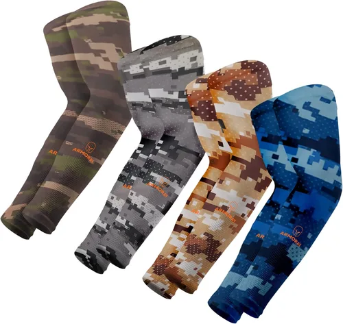 ARMORAY - Mangas de brazo para hombres o mujeres para cubrir tatuajes de enfriamiento, para practicar deportes, básquetbol, golf, fútbol