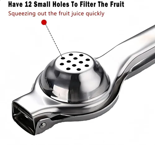 Miniatura 5 de Jenkin Exprimidor manual de acero inoxidable Exprimidor de limón cítrico,Exprimidor de frutas Lime Press Metal,Herramienta profesional de la cocina