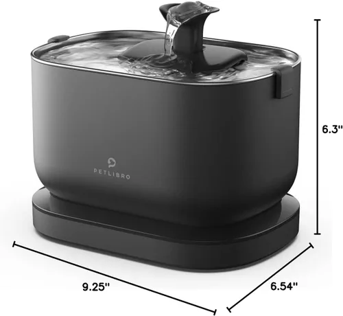 Miniatura 10 de PETLIBRO - Dockstream - Dispensador automático de agua potable para gatos, perros y mascotas, inalámbrico, que funciona con batería, con bomba
