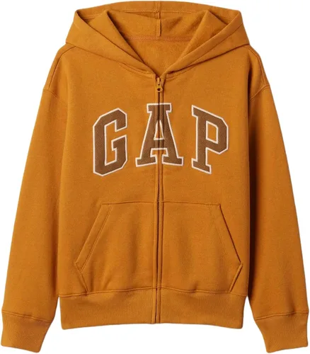 Miniatura 5 de GAP Sudadera con capucha y cremallera completa con logotipo para niños
