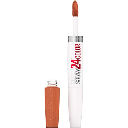 Miniatura 51 de Maybelline Super Stay 24, lápiz labial líquido de maquillaje de 2 pasos, color altamente pigmentado de larga duración con bálsamo hidratante, Merlot