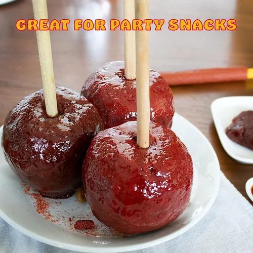 Miniatura 5 de Zumba Pica Forritos Cubre Manzanas (Chamoy) 5 piezas