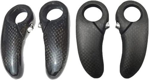 Miniatura 5 de 1 par de extensión de manillar de bicicleta de montaña extremos de manillar de fibra de carbono 3 K MTB bicicleta Vice manillar Mate