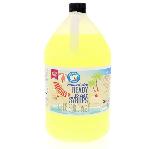 Miniatura 65 de Hypothermias Wild Cherry - Jarabe de sabores de cono de nieve hawaiano listo para usar (128 onzas líquidas), hielo afeitado, 100% azúcar de caña pura