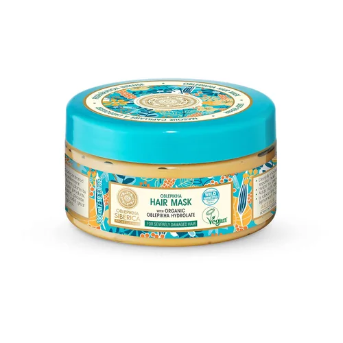 Miniatura 2 de Siberica Mascarilla restauradora de espino amarillo para cabello dañado, 10.14 onzas