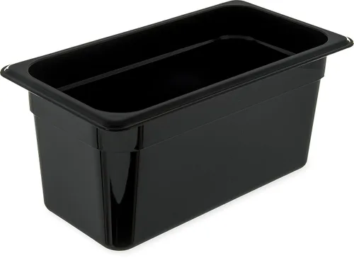 Miniatura 12 de Carlisle FoodService Products Bandeja de alimentos de alta temperatura, contenedor de almacenamiento de alimentos de tamaño 1/3 para servir