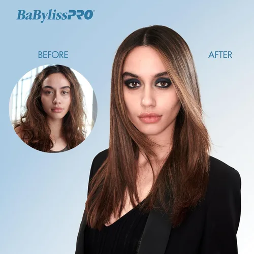 Miniatura 5 de BaBylissPRO Plancha plana de titanio nano, plancha de pelo de 1 pulgada en U para resultados profesionales de salón y todo tipo de cabello