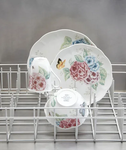 Miniatura 4 de Lenox - Juego de vajilla de 12 piezas Mariposa Prado Hortensia 849407