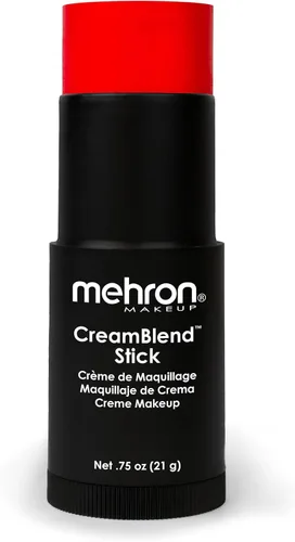 Miniatura 7 de Mehron Makeup CreamBlend Stick Base para rostro y cuerpo Barra de maquillaje profesional de cobertura completa 0.75 oz (21 g) (Dark 4)