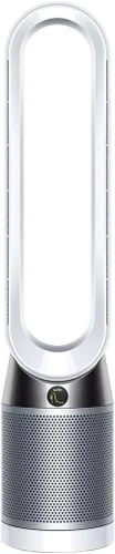 Dyson Pure Cool Purfier Fan TP4A Ventilador purificador controlado remoto con filtración HEPA (blanco y plateado), estándar (renovado)