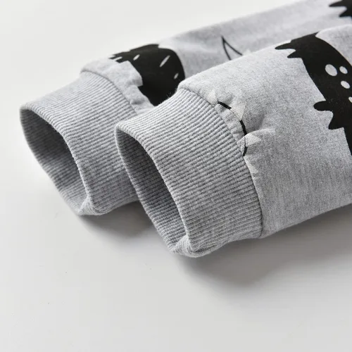Miniatura 3 de Ropa para bebé niño, sudadera con capucha y pantalones con estampado de dinosaurio