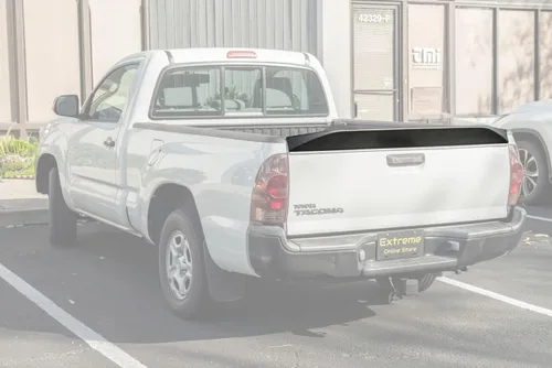 Repuesto para todos los modelos Toyota Tacoma 2005-2015 | Street Series ABS plástico negro mate tapa trasera alerón de puerta trasera SPOILER-390-ABS