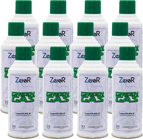 Miniatura 12 de ZeroR® Green Gas Fuel for Airsoft Pistols 13.5 fl oz Each (11.8 oz by Total Weight)