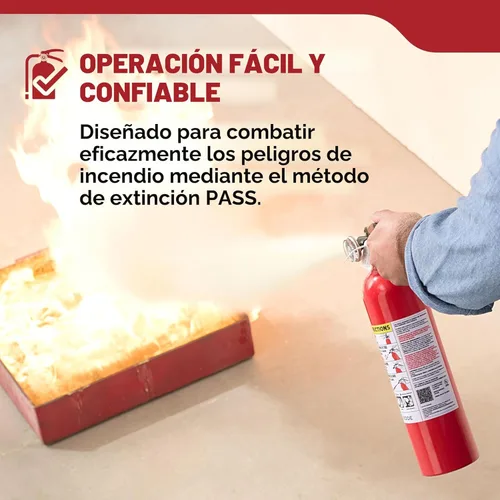 Miniatura 7 de Kidde, FA110G, Extintor multiusos para casa, oficina, dormitorio, residencial, 1A10BC Extintor multiusos residencial para pequeños incendios