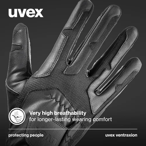 Miniatura 7 de Uvex Guantes de equitación elásticos y transpirables (occidental/inglés) para mujeres y hombres, ventraxion