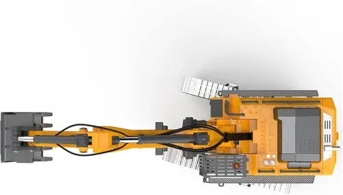 Miniatura 2 de KidsFaves Excavadora de Control Remoto de Grado Profesional para Adultos Modelo de Construcción RC a Micro-Escala de Metal con Sistema de Excavación