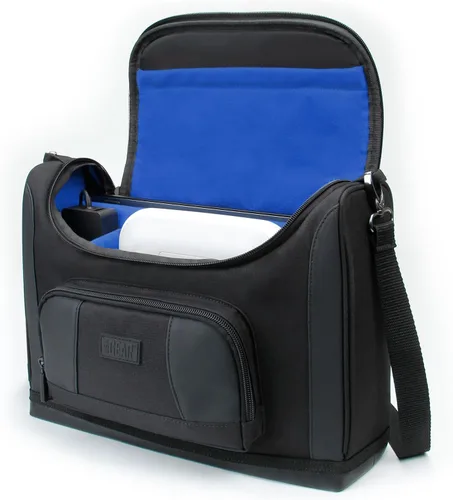 USA Gear Estuche portátil para impresora fotográfica, bolsa de mensajero con separadores de acolchado compatible con Canon Selphy CP1500, Selphy