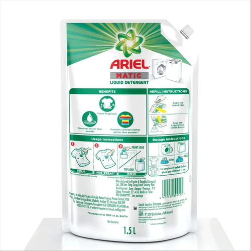 Miniatura 2 de Ariel Detergente líquido Matic 1,5 litros
