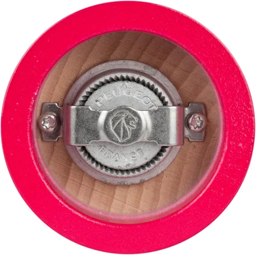 Miniatura 2 de Molinillo de pimienta manual de madera en rosa caramelo brillante, 7.1 in - 7 pulgadas.