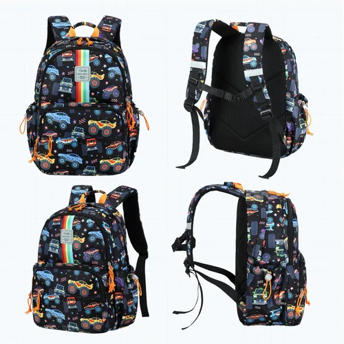 Miniatura 100 de CAMTOP - Conjunto de mochila y lonchera con estampados divertidos para niños de preescolar y primaria), Y0058-2