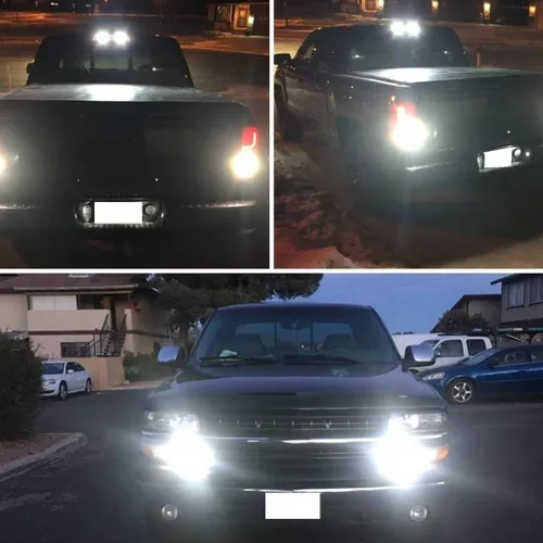 Miniatura 6 de Unbrella Paquete de 20 bombillas ámbar 1157 + 1157NA de 12 V, señal de parada de freno, lámpara trasera inversa 1154 1158 1493 2057