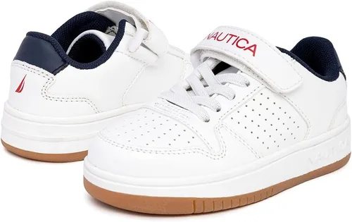 Miniatura 6 de Nautica Zapatos con correa ajustable para niños Cómodas zapatillas casuales para niños y niñas, niños pequeños y niños pequeños