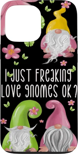 Miniatura 24 de Funda de gnomo floral de primavera para mujeres y niñas, lindo diseño de gnomos de verano para iPhone 17