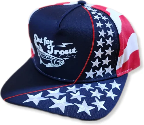 Miniatura 30 de ThatsRad Out for Trout Corduroy Snapback Sombrero Gorra Pesca con Mosca Pescador