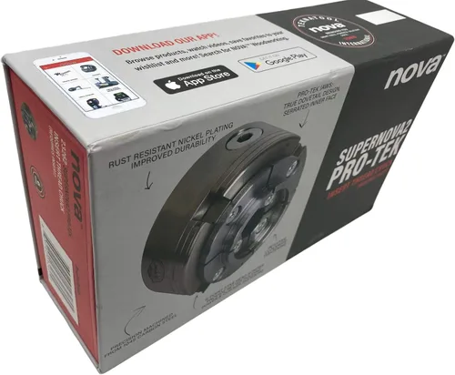 Miniatura 3 de Nova 23262 Premier Pro-Tek SuperNova 2 Kit de mandíbulas de madera con juego de mandíbula Pro-Tek de 2 pulgadas, tornillo para gusano de madera
