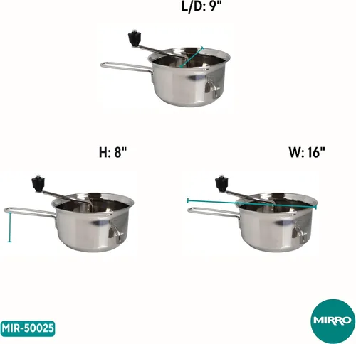 Miniatura 8 de Molino de alimentos de acero inoxidable Mirro 50024., Plateado