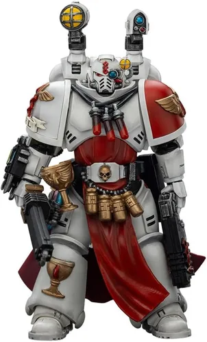Miniatura 7 de JOYTOY 1/18 Warhammer 40,000 Figura de acción Blood Angels Capitán con pistola Inferno y colección Power Fist Modelo Pre-Order