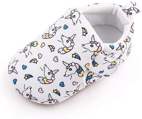 Zapatos de bebé para niños y niñas, tenis de goma antideslizantes, suela de primer caminante, zapatillas de dibujos animados, zapatos para cuna de 0