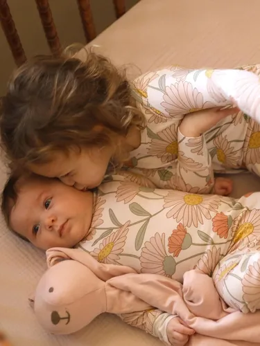 Miniatura 14 de GUNAMUNA Pijama unisex convertible ultrasuave para bebé, mameluco con cremallera para pañales, recién nacido a 24 meses
