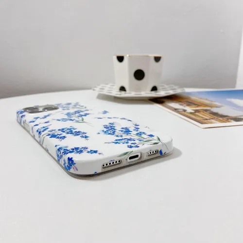 Miniatura 8 de J.west Funda floral para iPhone 11 de 6.1 pulgadas, diseño de patrón de flores de TPU suave, parachoques a prueba de golpes para mujeres y niñas