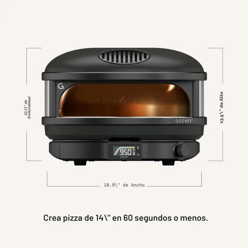 Miniatura 3 de Gozney Horno de pizza Arc para exteriores, horno de pizza de gas propano, control de llama de precisión, cocina pizza de 14 pulgadas en 60 segundos