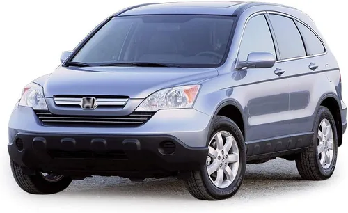 Miniatura 4 de Parrilla delantera superior e inferior cromada compatible con Honda CR-V 2007 2008 2009