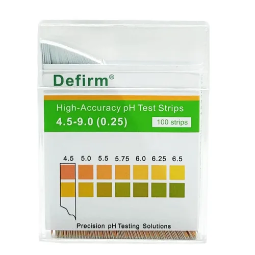 Tiras de prueba de pH Papel de alta precisión Universal Amplio Rango, pH 4.5-9.0 Papel de tira de prueba de tornasol alcalino ácido, uso doméstico