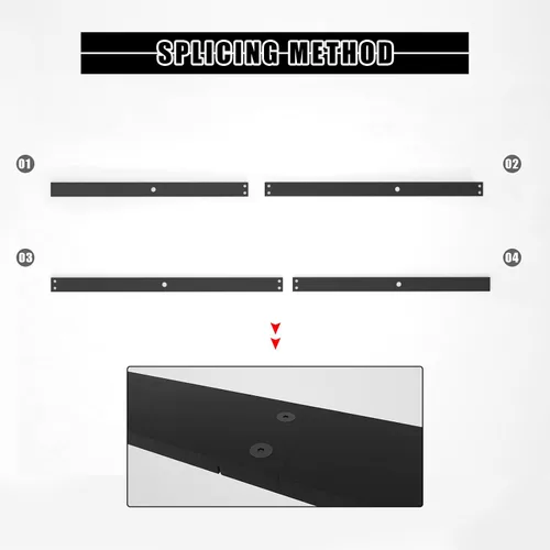 Miniatura 9 de Kit de herrajes para puerta de granero de 5 pies, juego de herrajes modulares resistentes para puertas interiores y exteriores
