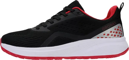 Miniatura 4 de BRONAX Tenis de correr anchos y acolchados para hombre, puntera ancha, suela de goma