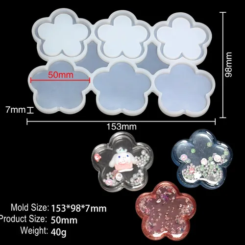 Miniatura 3 de mostsom Moldes de silicona para piruletas, moldes de silicona para piruletas de chocolate, con diseño de hojas, flores, dulces, sin palillos, 2