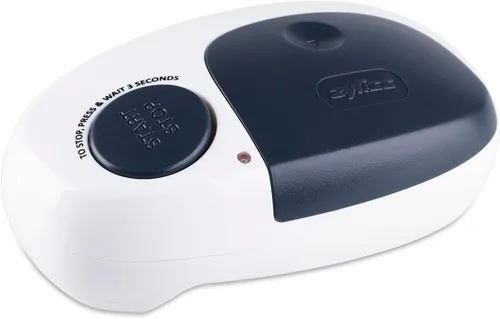 Zyliss EasiCan - Abrelatas eléctrico - Abrelatas automático de un solo toque con imán para una extracción segura de la tapa, diseño compacto, manos
