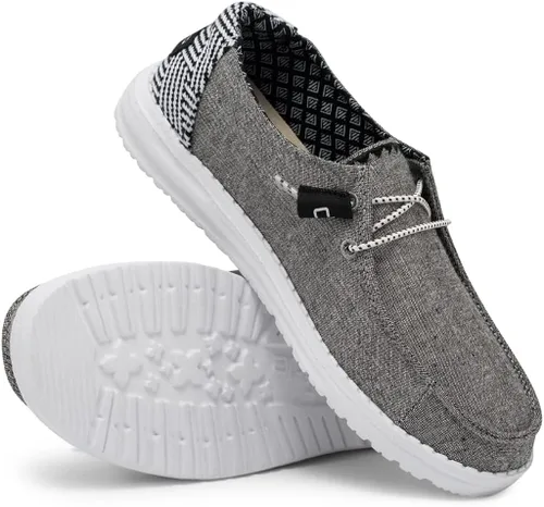 Miniatura 3 de Hey Dude - Mocasines Wendy de tela chambray para mujer