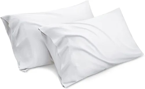 Miniatura 8 de Luxury Hotel Collection - Juego de 2 fundas de almohada tamaño King, color beige liso, microfibra cepillada suave, resistente a las arrugas