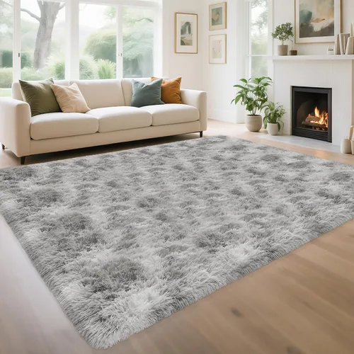 Miniatura 81 de Alfombras de pasillo beige de 2 x 6 pies para dormitorio, sala de estar, alfombra de felpa suave y esponjosa, alfombra de pasillo para pasillos