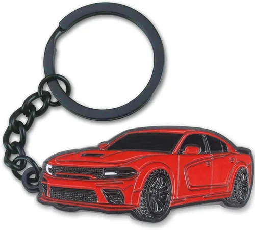 Miniatura 10 de Llavero para Dodge Challenger, Dakota, Charger, SRT, Avenger, Durango, Caravan, accesorios para Dodge Charger 2015-2022