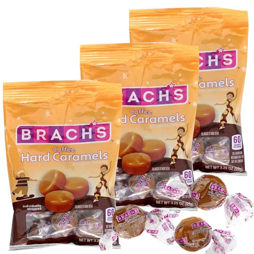 Miniatura 6 de Caramelos duros clásicos, bolsas de 3.25 onzas (paquete de 3), caramelos envueltos individualmente