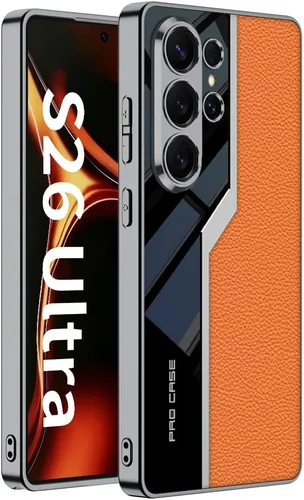 Miniatura 19 de Lunivop Para Samsung Galaxy S24 Ultra Funda TPU Marco y Volver PU Cubierta de cuero Funda de silicona delgada para S 24 Ultra 6.8 '' 5G 2024 a