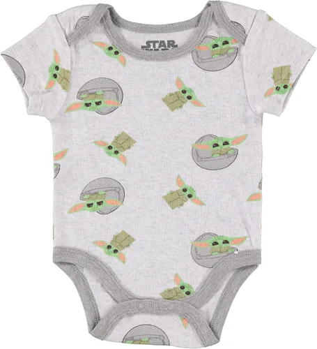 Miniatura 3 de Star Wars Body de bebé para niños, paquete de tres - Ropa de bebé Yoda